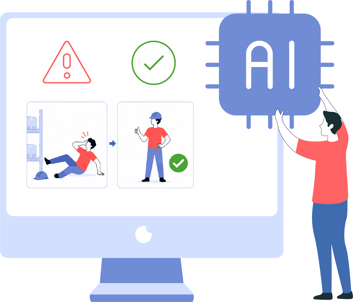Automatic classification and prioritization of safety incident reports using AI Builder and Azure AI.