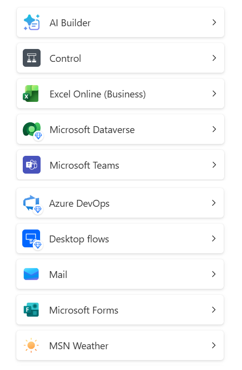 Standard, Premium, and Custom connectors available in Microsoft Power Platform